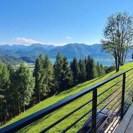 Ruhige Bergvilla In Alleinlage Am Mondsee Mit Seeblick Bergblick Und Whirlpool Innerschwand Exterior photo