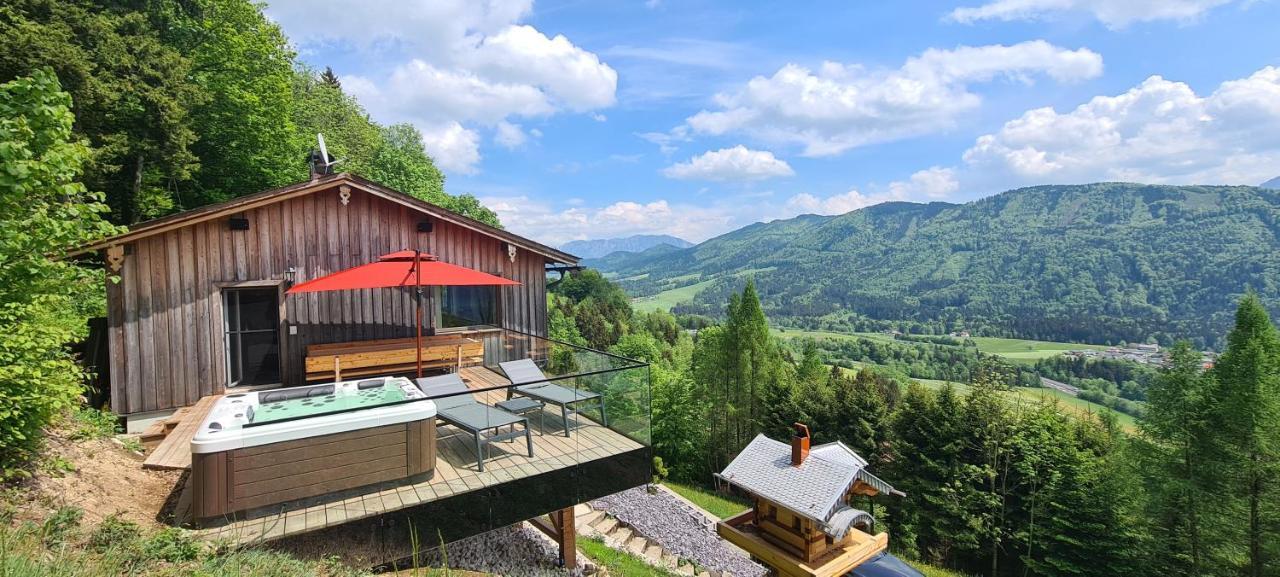 Ruhige Bergvilla In Alleinlage Am Mondsee Mit Seeblick Bergblick Und Whirlpool Innerschwand Exterior photo